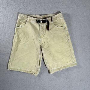 VNTG Gramici Shorts Men’s Size 34 Fit 33 Off Yellow Buckle Belted Hiking USA